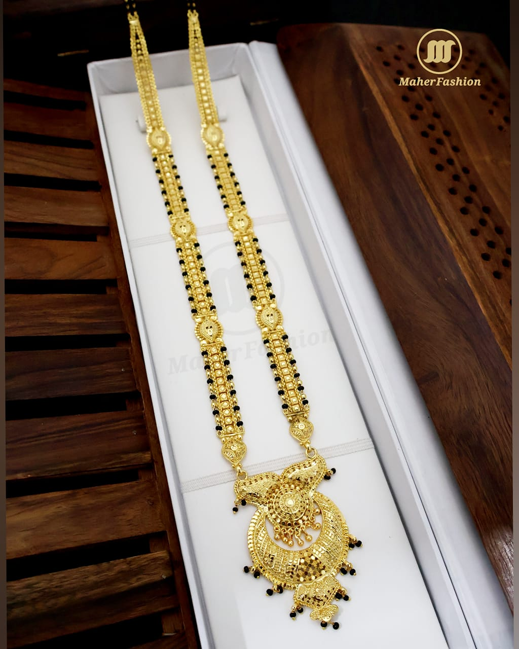 CLASSIC GOLD PLATED MANGALSUTRA /MAHER FASHION